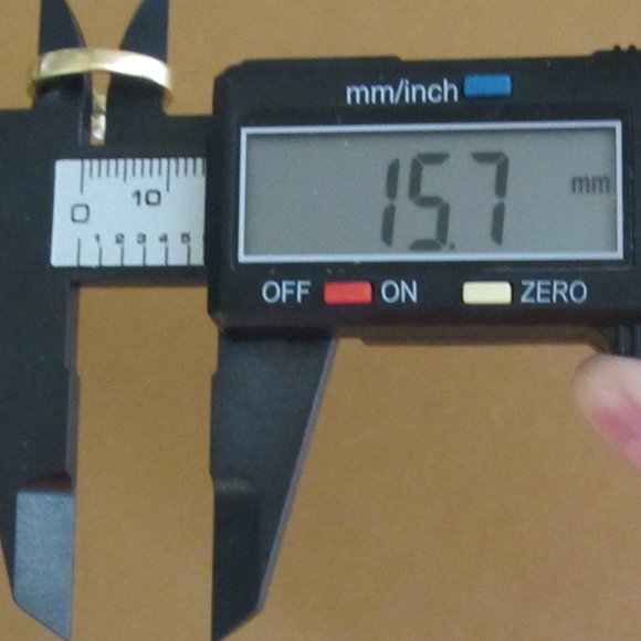 FINAL PRICE: 14K Solid Yellow Gold Natural Diamond Solitaire Ring - Picture 9 of 10